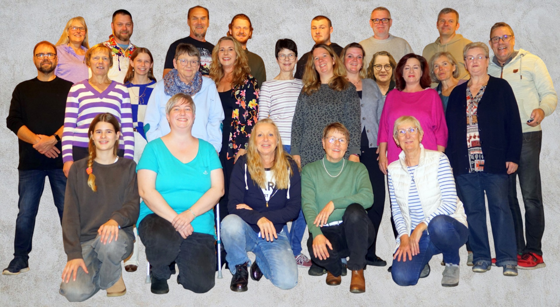 Gruppenfoto Bliedersdorfer Theatergruppe